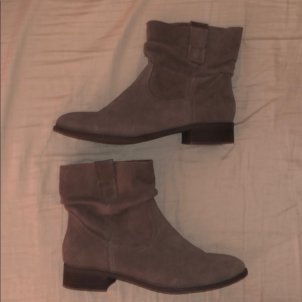Suede Booties